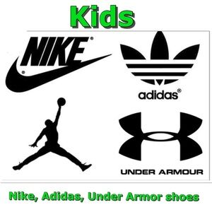 Nike, adidas, Under Armor, Mostly sneakers